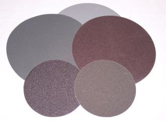 200mm Plain Backed Silicon Carbide Abrasive Paper Discs - 80 Grit